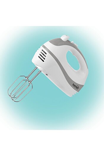 Home Hand Mixer 250w, 5 Speeds, Whisks for Foaming and Kneading