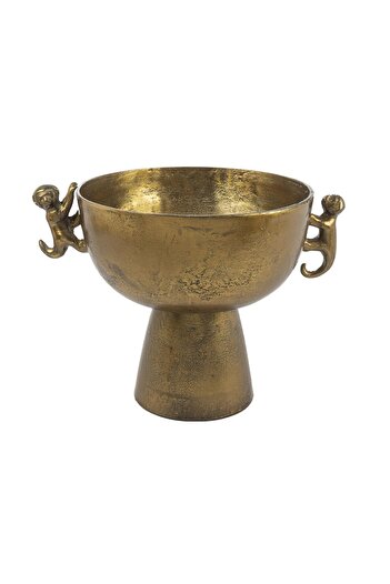 Mikasa Moor Antique Gold Figured Decorative Bowl 41X30Cm