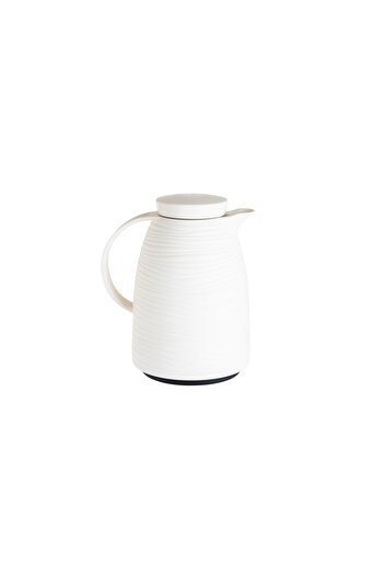 BASURRAH 1L White Single Tea and Coffee Thermos
