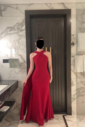 JOURDAIN Soft red dress