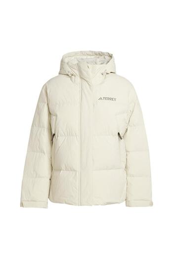 adidas Women's Beige Coat Mt W Cw Goose J Jv8724
