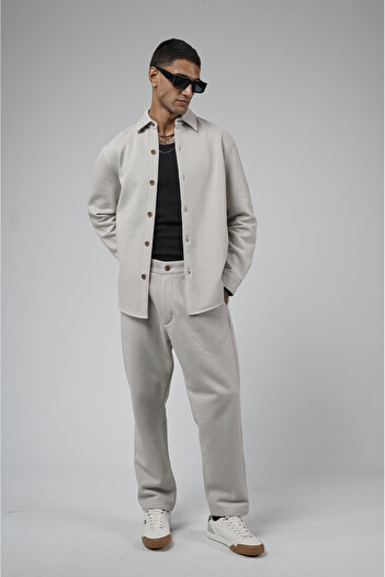 Butik Trend Biz Jacquard Regular Pants Shirt Men's Set