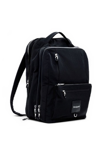 Desigual Large women's travel backpack, Desigual, Asturias series, Black
