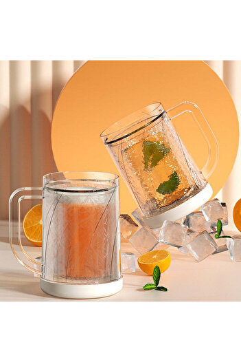 vivimall Ice cooling mug 800 ml transparent | FreshBox