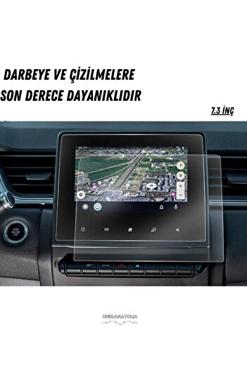 UniqAnatolia Renault Clio Evolution 2025 Navigation and Multimedia Compatible Nano Screen Protector