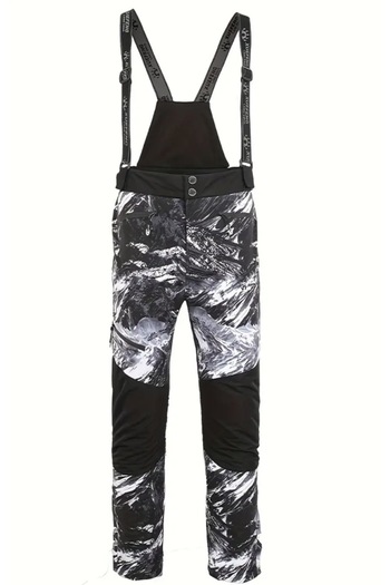 NZCollection NZC Profesyonel Erkek Su Geçirmez Askılı Kayak ve Snowboard Pantolonu
