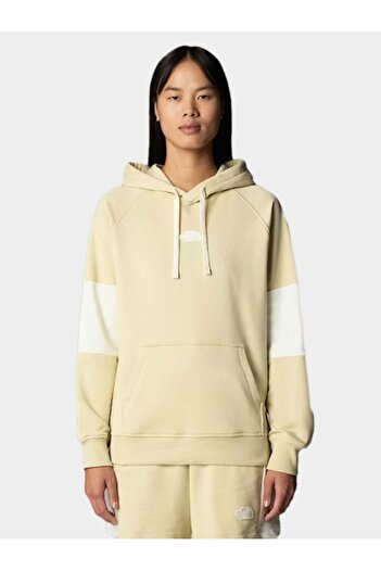THE NORTH FACE Women's Beige Terry Relaxed Hoodie