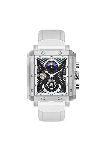 Tio Men's Watch Quartz Analogue Mechanism Date Display White