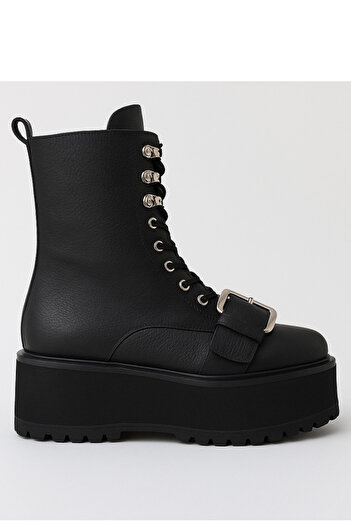 GARKONY Black genuine leather boots Malmo