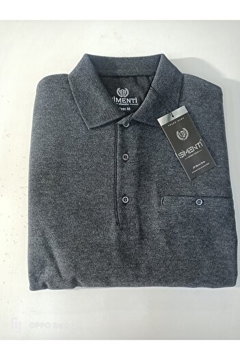 SİMENTİ Collared Pocketed Selanik Sweatshirt M-6Xl