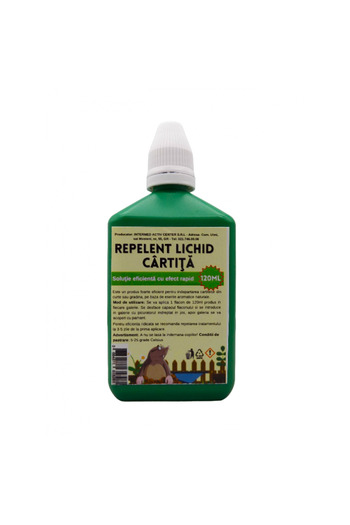 Pestmaster Repelent lichid cartita – Solutie naturala cu efect rapid, 120 ml