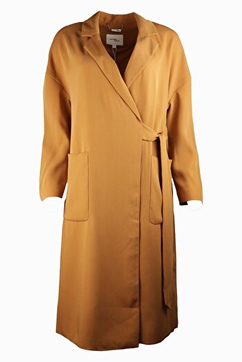 Vero Moda Tiel Chipmonk Brown coat - S, Brown, 100% polyester