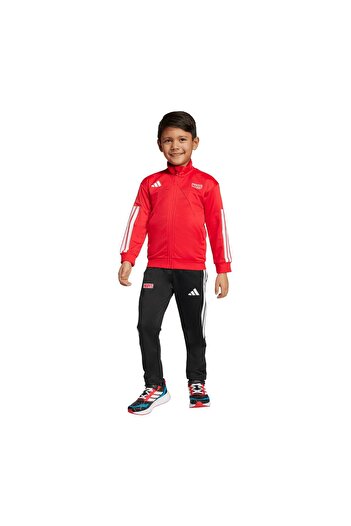 adidas Jm0809-C Marvel Spider-Man Children's Tracksuit Set Red