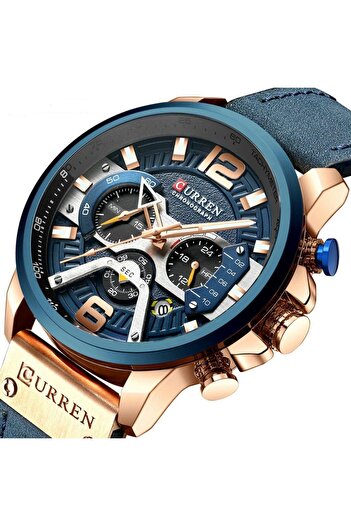 Curren , Men's Casual Watch, Analog Display, Quartz Movement