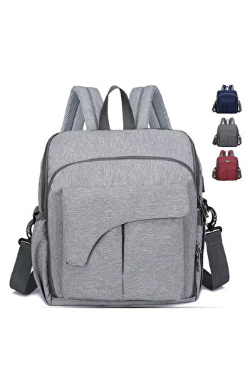 TSUMAB Multi-Functional Travel Backpack – Large Capacity Diaper Bag with USB Charging Port