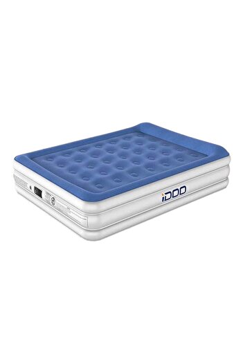 iDOO IDOO electric inflatable mattress, 203 x 152 x 46 cm, 3 min inflation/deflation, storage bag