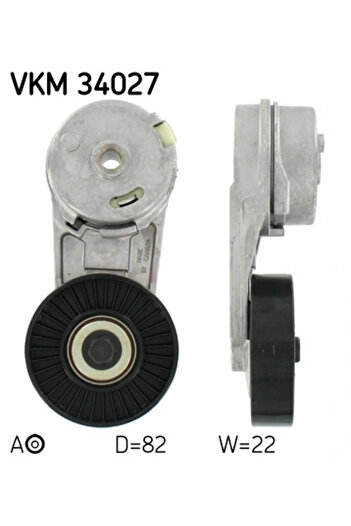 SKF Timing belt tensioner VAUXHALL ASTRA Mk IV (G) Convertible (T98) 2001-2005