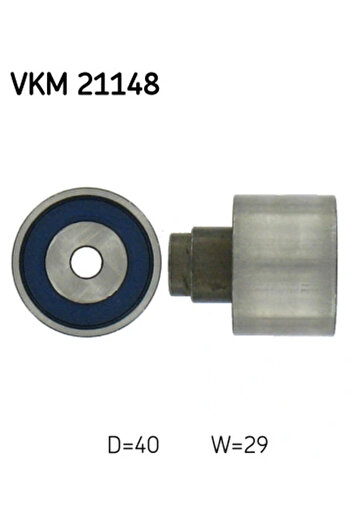 SKF Timing belt guide pulley VW CADDY IV Van/Saloon (SAA SAH)