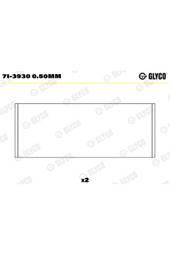 GLYCO Cousin white AUDI A3 (8P1) 2003-2012