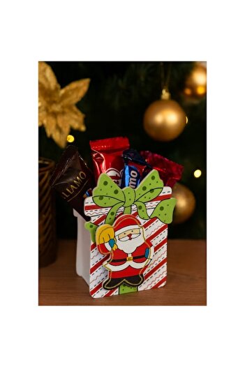 OEM Decorative Christmas holder, ideal for sweets, pens or other accessories, 10.5 cm