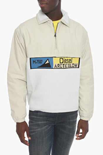 Diesel K-Marc Knit Jacket With Half-Zip