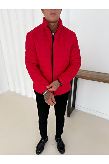 Gameyal 2 Pieces Men's Double Pocket Lined Puffer Coat Jacket