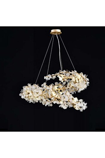 jory Lafleur chandelier, gold, diameter 80 cm