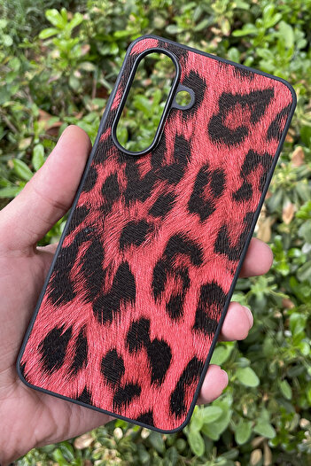 CEPSTOK Samsung Galaxy A56 Case Leopard Pattern Velvet Inside Cover