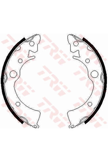 TRW Brake shoe set HONDA INTEGRA coupe (DC) 1993-2001