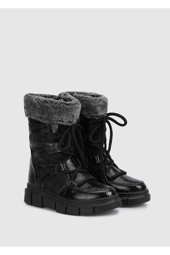 Kiddo Black Girl's Boots