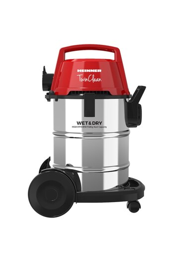 Heinner TwinClean HVC-MWD1400RD multifunctional wet & dry vacuum cleaner, 1400 W, 21 l capacity, 6 l