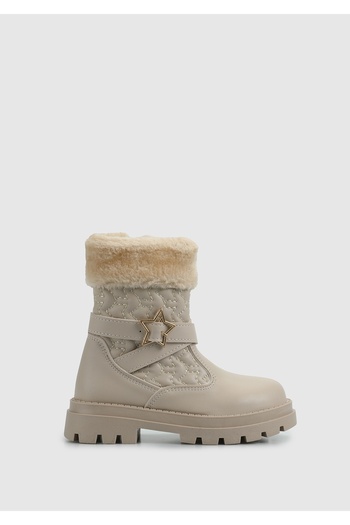 Kiddo Beige Girl's Boots