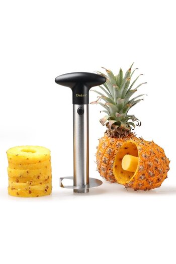 OEM Manual pineapple peeler and slicer, Deiss PRO, stainless steel