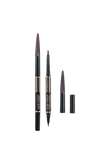 Life Touch 2-in-1 Waterproof Eyebrow Pencil with Liquid Eyeliner