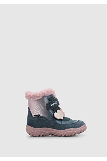 Superfit Pink Leather Girl's Outdoor Boots