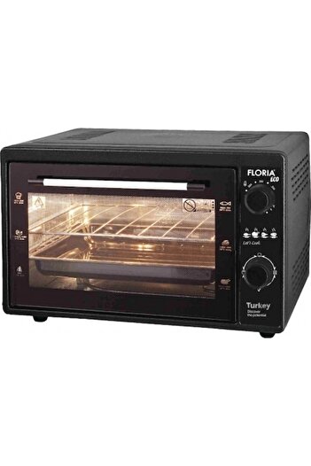 Zilan Electric oven, capacity 40 liters, power 1500W, grill, tray included, black color / ZLN 2898_N