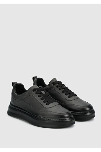 Provoq Gray Leather Men's Sneakers