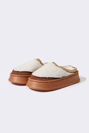 DeFacto Women's Flat Sole House Slippers F1602Ax25Wn