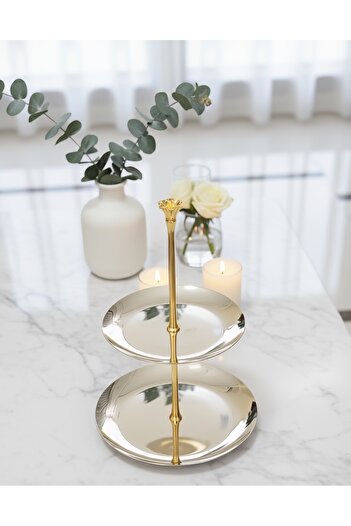 aljahwari Two-tiered jewelry rack, two colors, size 20x20m and 15x15s