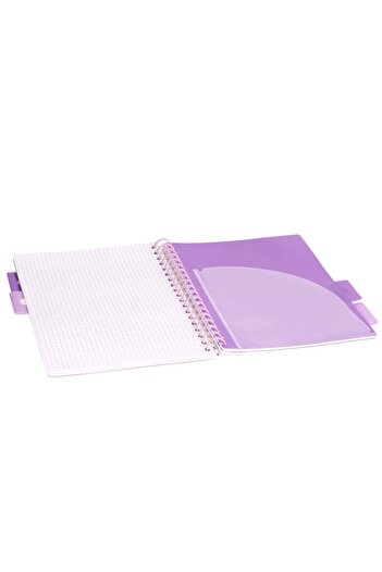 Strigo Spiral notebook and dividers Project Book PANDA B5, mathematics, 200 pg, cardboard covers PADS025