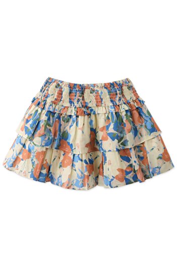 Gingersnaps Floral Shiny Girls' Skirt