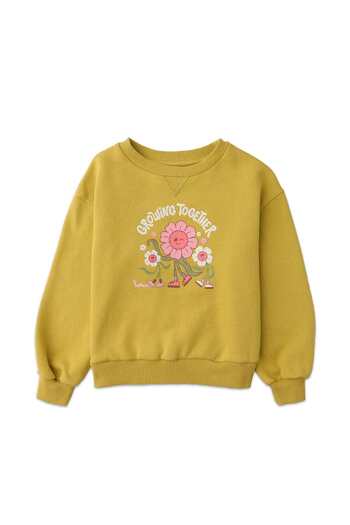 Gingersnaps Girls' Front-Print Sweater