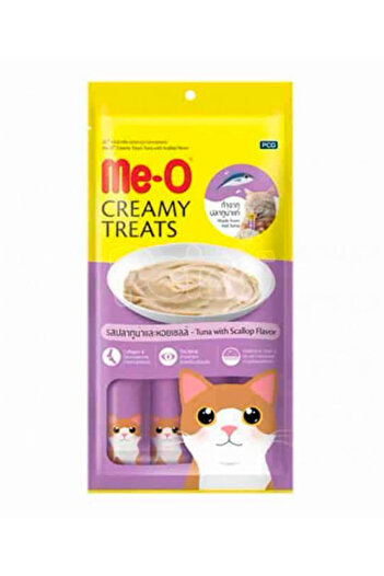 me-o Creamy Cat Treats Tuna with Scallop Flavor (15g x 4) x 1