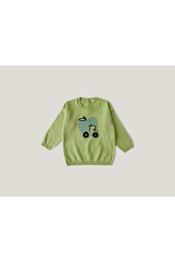 United Colors of Benetton Fruit Print Girls' Sweater