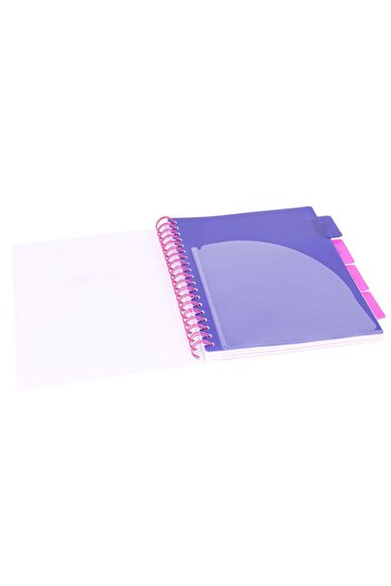 Strigo Spiral notebook and dividers Project Book NEON B5, dictando, 200 pg, cardboard covers PADS085