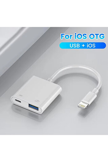 Choice 2-in-1 iPhone 2-in-1 Lightning Type C OTG AdapterFor iPhone16 15 14 13 ProMax ipad To USB Cable 3.0