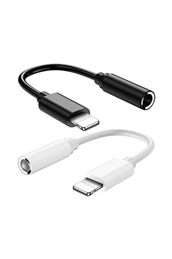 Choice mixed 2pcs 2 Pack MFi Certified Lightning to 3.5 mm Headphone Jack Adapter for iPhone, Earphone Conv
