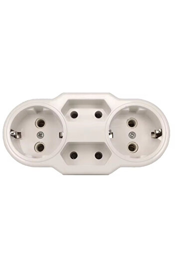 Choice type 1 European Type Conversion Plug 1 TO 4 Way EU Germany Standard Power Adapter Socket 16A Travel
