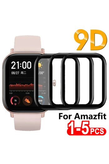 Choice 5pcs Amazfit GTS 4 mini Full Screen Protector for Xiaomi Amazfit GTS 4 3 2 mini Soft Fibre Glass Pro