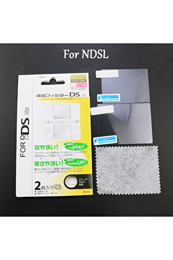 Choice B-NDSL 1 مجموعة غشاء واقي شاشة LCD لجهاز Nintend NDS DSi XL LL NDSL DS Lite واقي عالي الدقة من الأعلى والأسفل